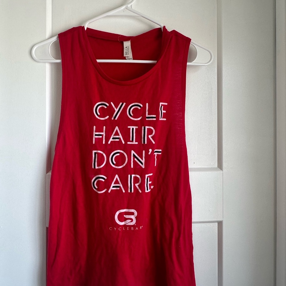 Cyclebar “cycle hair don’t care” tank